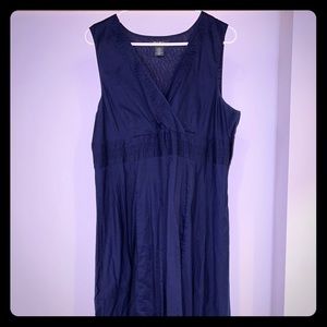Eddie Bauer navy blue dress, 16P